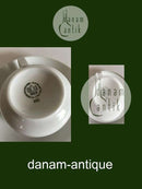 Bing Grondahl白色Henning Koppel咖啡杯和碟子No 305