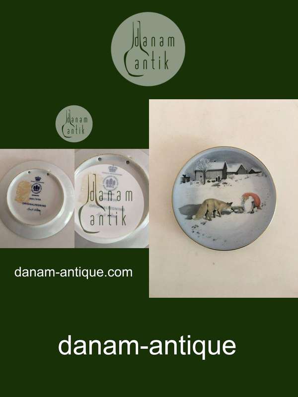 Bing & Grøndahl Harald Wiberg Julestel Platte No. 3501