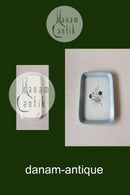 Bing & Grondahl Demeter / Blue Cornflower レクタンギュラーディッシュ No 96