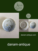 Bing & Grondahl Kagetallerken med Blomsterdecoration och Guldkant