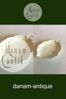 Bing & Grøndahl Elegance, Creme Bladformet fad No 199