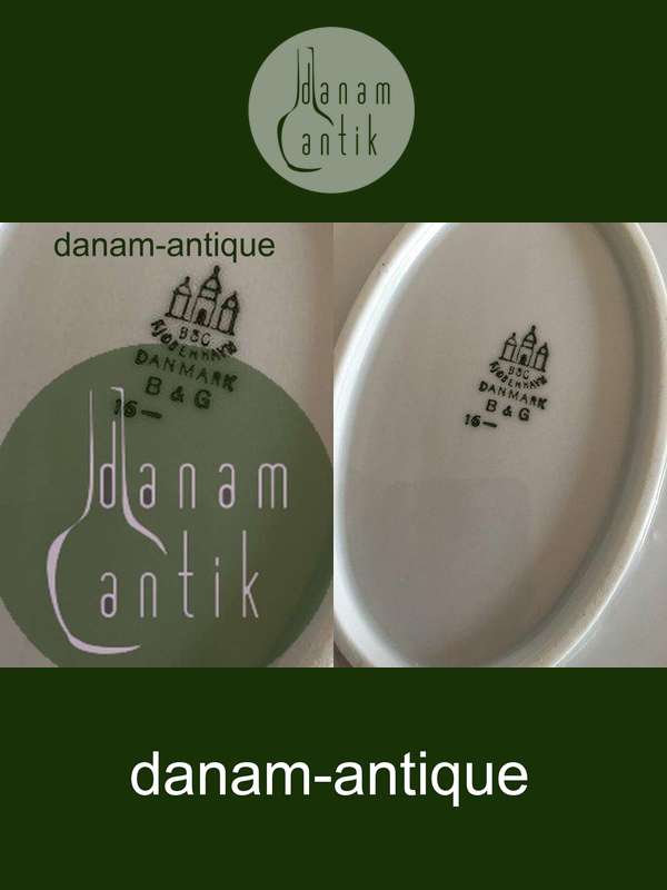 Bing og Grøndahl Elegance, Hvid Ovalt Fad No. 16