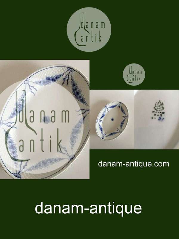 Bing og Grøndahl Empire Serveringsfad, Mellem No 15