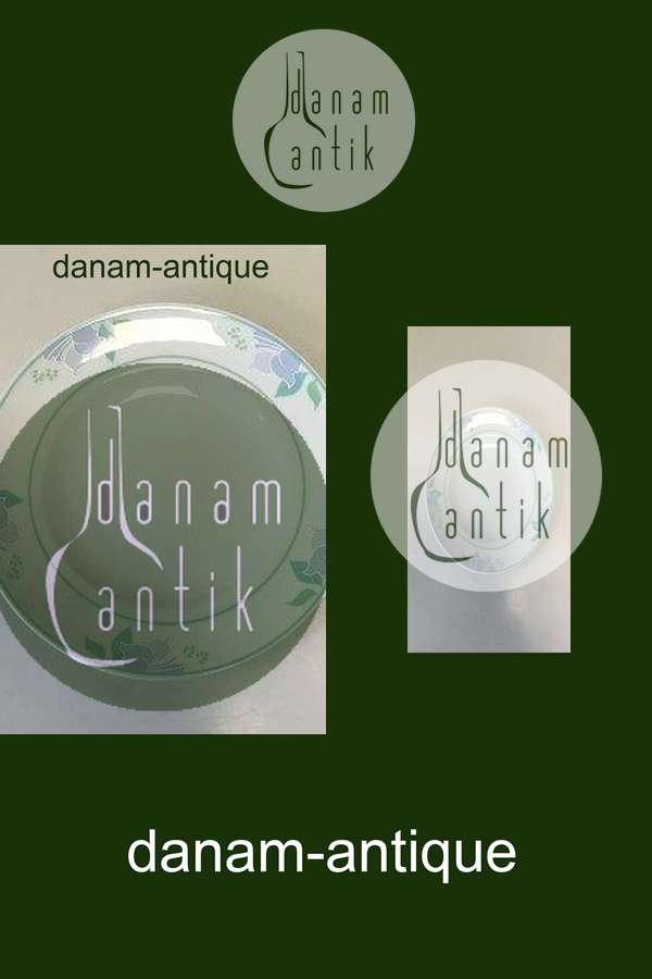 Bing & Grøndahl Fleur, Lyseblå Sidetallerken No 616