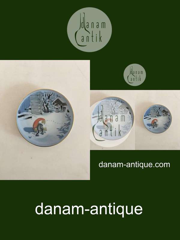 Bing & Grøndahl Harald Wiberg Julestel Platte No. 3505