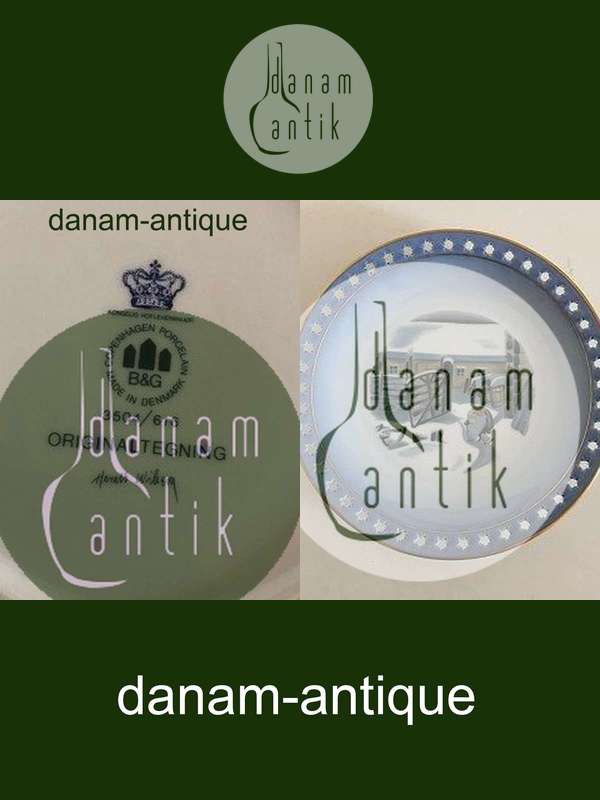 Bing & Grøndahl Harald Wiberg Julestel Kagetallerken No. 3504/616