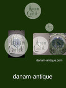 罕见的Bing和Grondahl新艺术风格深盘，来自Hejre Set 1886-1889。