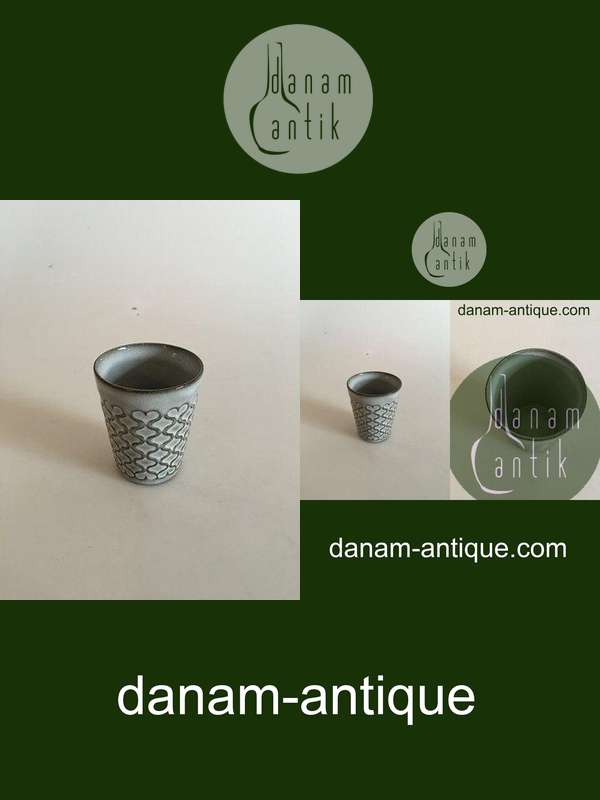 Bing & Grøndahl Stentøj Grå Cordial Bæger