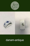 Bing & Grøndahl Blåmalet Musselmalet Servietring nr. 567