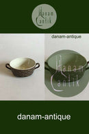 Bing & Grondahl Kronjyden Brun Azur Bouillonkop