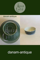 Bing & Grøndahl (Kronjyden) Grøn Azur Lille skål