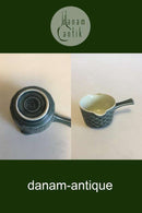 Bing & Grøndahl (Kronjyden) Grøn Azur Sovsekande