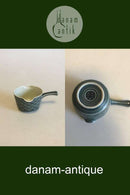 Bing & Grøndahl (Kronjyden) Grøn Azur Smørnæb