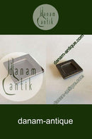 Bing & Grøndahl Kronjyden Brun Umbra Azur Soja Kop / Saltkar