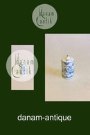 Bing Grondahl蓝色彩绘凹槽胡椒粉盒