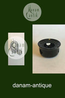 Bing & Grøndahl Sort Cafë Fyrfadsvarmer