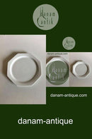 Bing & Grøndahl Hvid Café Tallerken No 326