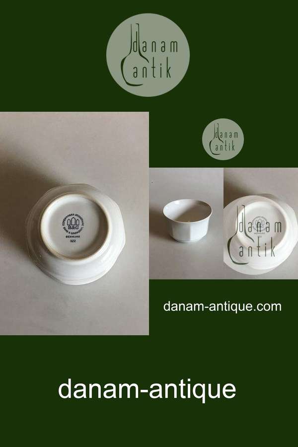 Bing & Grøndahl Hvid Café Skål No 322