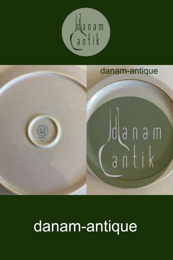 Bing Grondahl 釉面石器 "Coppelia "圆盘 No 304