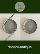 Bing & Grondahl/Kronjyden Steingut Grauer Kuchenteller Nr. 306