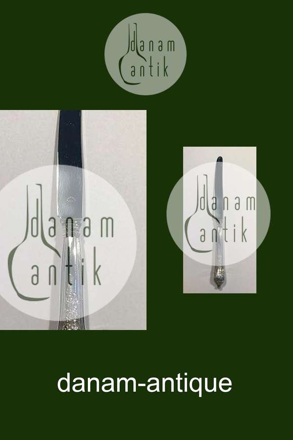 Georg Jensen Rosenborg Sølv Plet Spisekniv