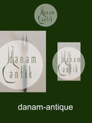 Georg Jensen Edelstahl Grün Strata Fleischgabel