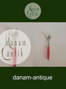 Georg Jensen Stainless Rød Strata Frokostgaffel