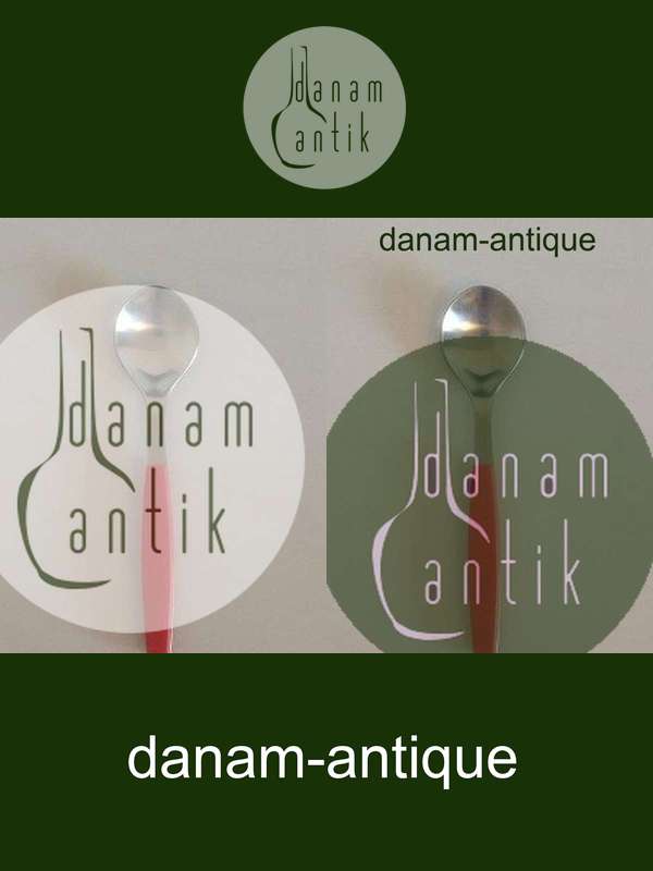 Georg Jensen Stainless Rød Strata Kaffeske