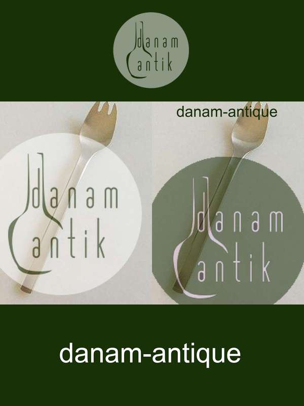 Georg Jensen Stainless 'Tuja' Salat Gaffel