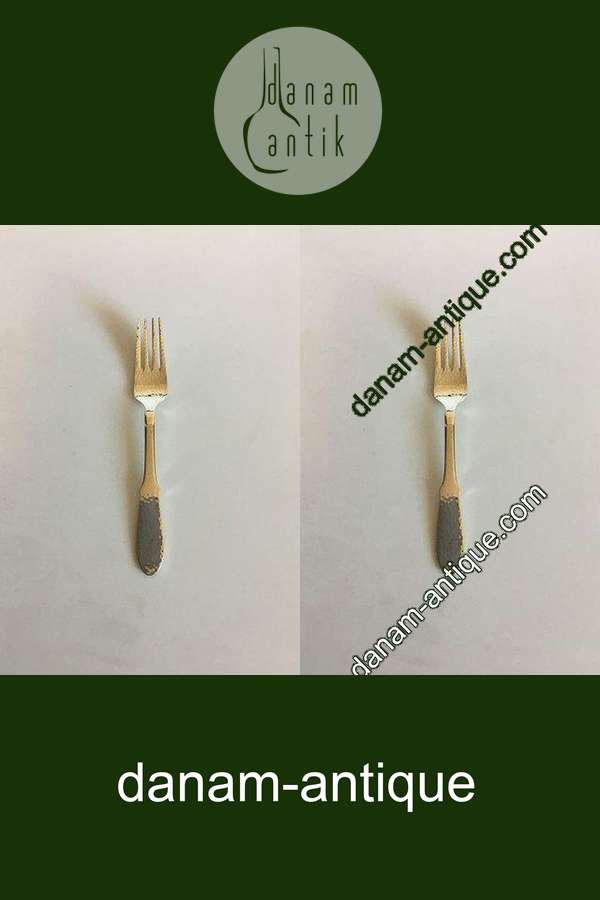 Georg Jensen Sølvplet Mermaid Spisegaffel