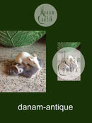 Royal Copenhagen Art Nouveau Figur Mus på Fiskehoved No 513