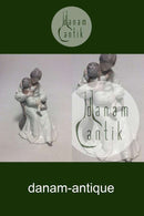 Bing & Grøndahl Figur af Mor og Barn i Kurvestol No 1552