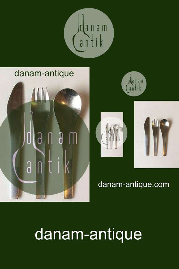 Georg Jensen Stainless Steel Blå Haj Bestiksæt til 12 personer, 36 dele