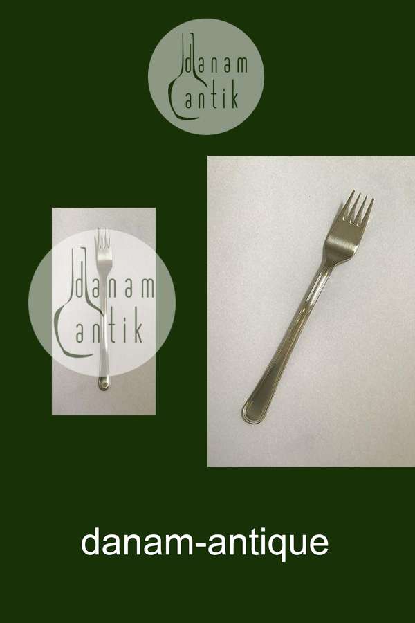 Georg Jensen不锈钢 "Copenhagen Line, Mat "蛋糕叉