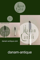 Georg Jensen Mitra Mat 不锈钢午餐刀，长柄，短刃，带烤架插件