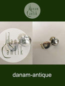 Georg Jensen Sterling Silber 1997 Jahrestag Ohrringe (Clip)