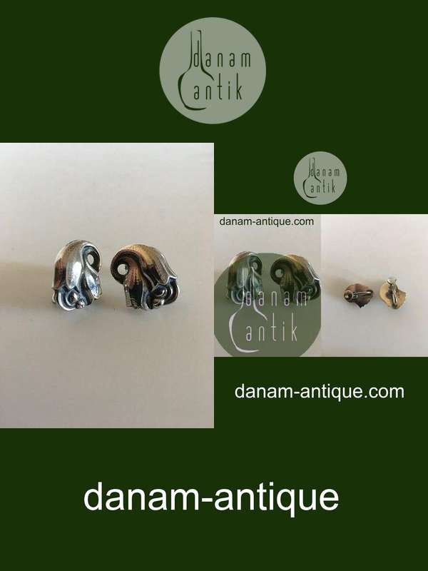 Georg Jensen Sterling Sølv Øreskruer No 100