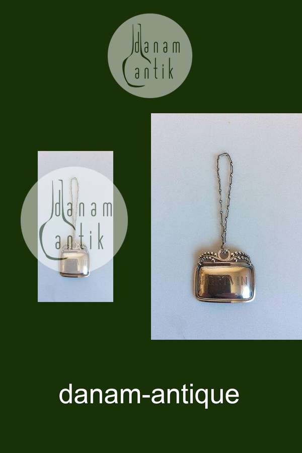 Georg Jensen Sterling Sølv Flaskeskilt "Portvin" No 293