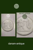 Royal Copenhagen Bisque Platte Herkules modtager udødelighedens drik af Hebe No 108