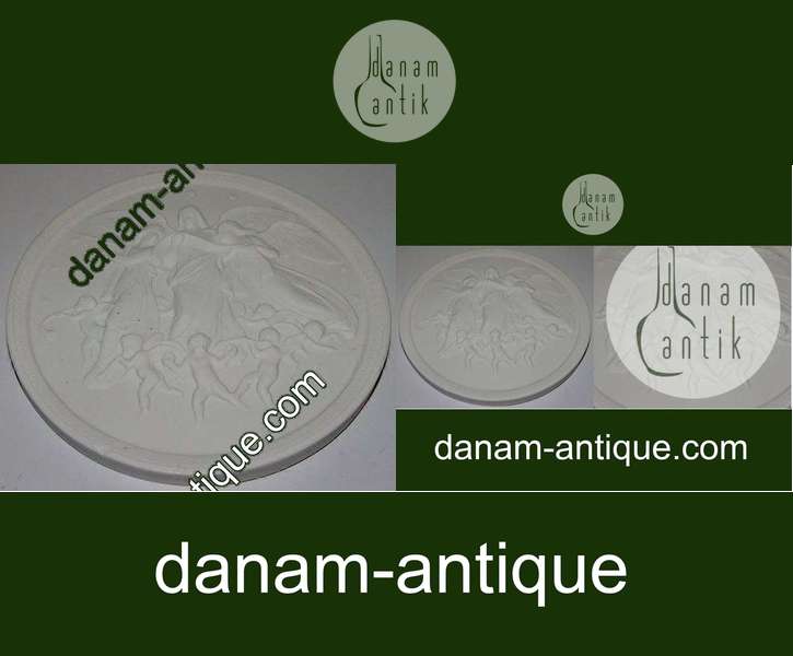 Royal Copenhagen Biscuit Platte Juleglæde i Himlen No 111   15,3cm