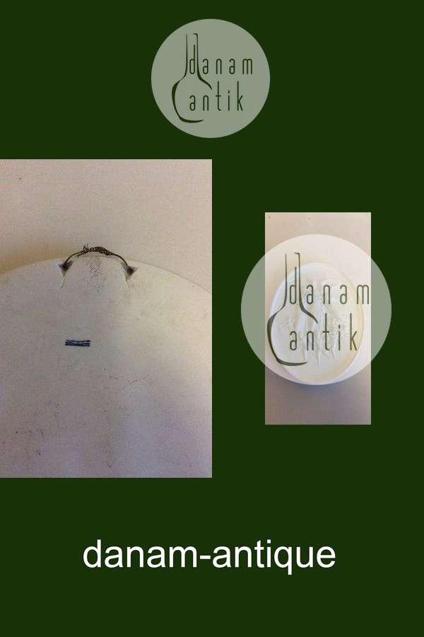 Kæmpe Royal Copenhagen Biscuit Platte Juleglæde i Himlen No 111.