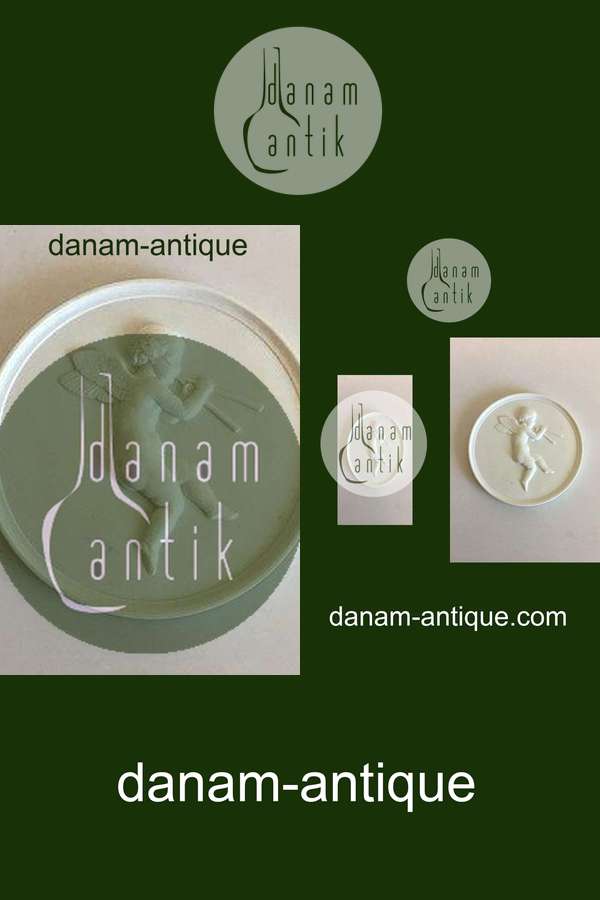 Bing & Grøndahl Bisquit Platte "Musikkens Genius"