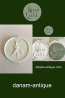 Bing og Grøndahl Bisquit Platte "Agerdyrkningens Genius"