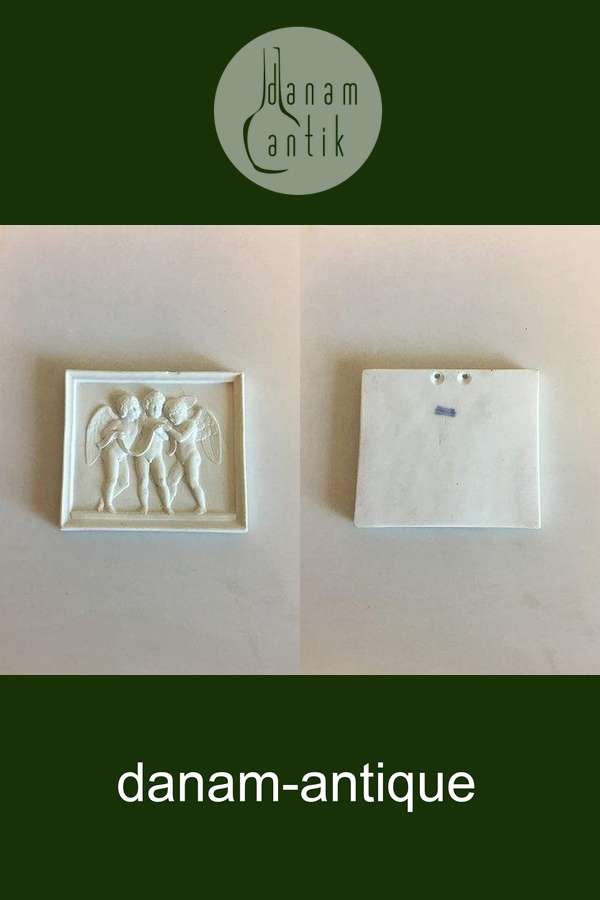 Royal Copenhagen Bisquit "Syngende engle" Platte