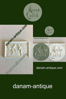 Royal Copenhagen Bisquit "Amor und Ganymed beim Würfeln" Teller