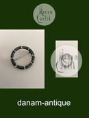 Georg Jensen Sterling Sølv og jern Broche No 5012B