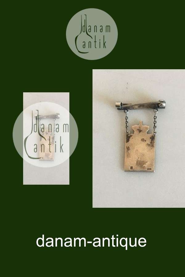 Georg Jensen Kongemærke i Sterling Sølv, 1870-1940