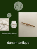 Georg Jensen 18K Guld Broche No. 237 prydet med Diamant.