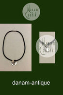 Georg Jensen Sterling Silver Torun ペンダント（ラバーネックレス） No 374