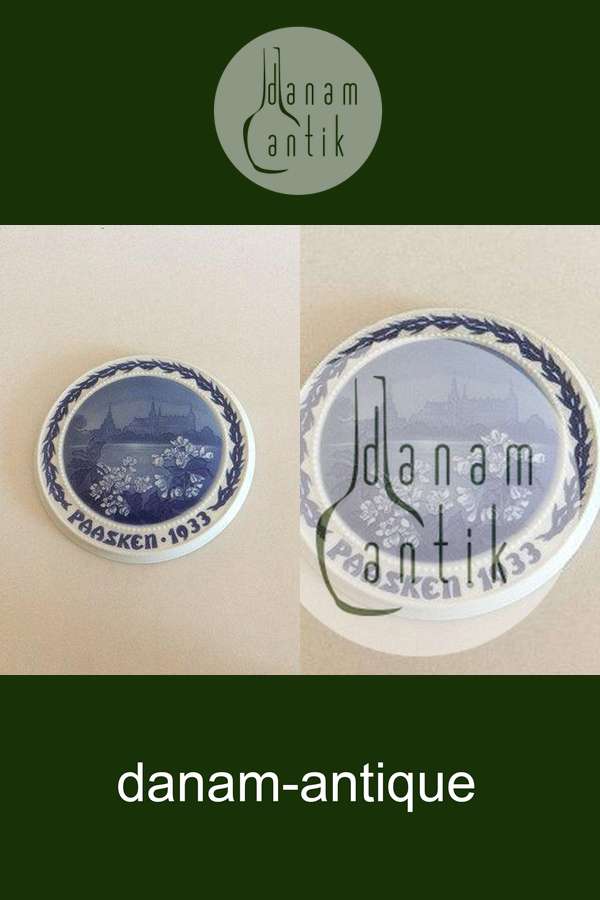 Bing & Grøndahl Påskeplatte fra 1933